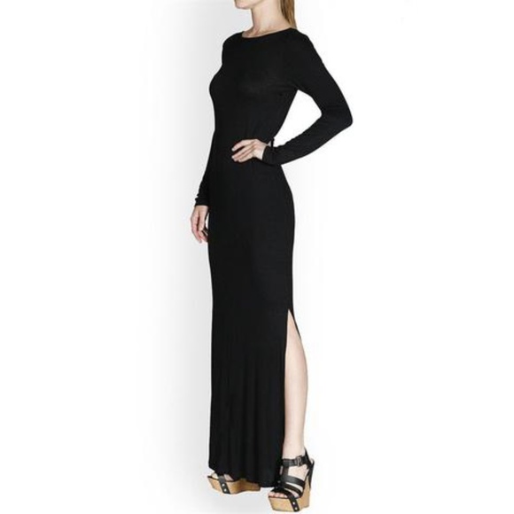 NWT Tabitha Black Scoop Back Maxi Dress - Picture 2 of 3